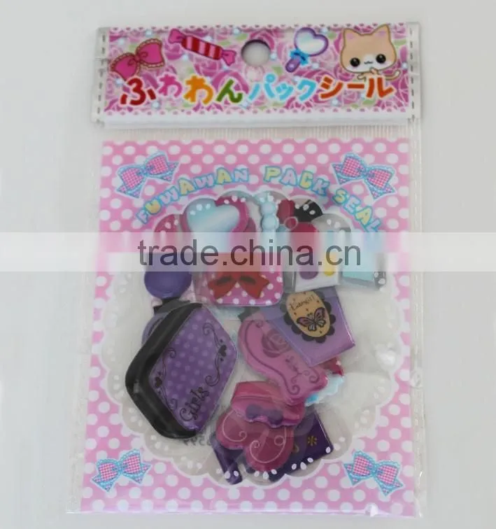 DIY product puffy sticker,3D puffy sticker,home decoration puffy sticker
