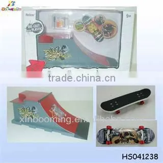 Finger toys Metal Bicycle with Skatepark