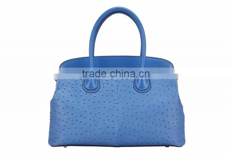 S746-B2798 Women handbag with ostrich cow leather bag hady handbag mochila wayuu women bag ladies satchel bags