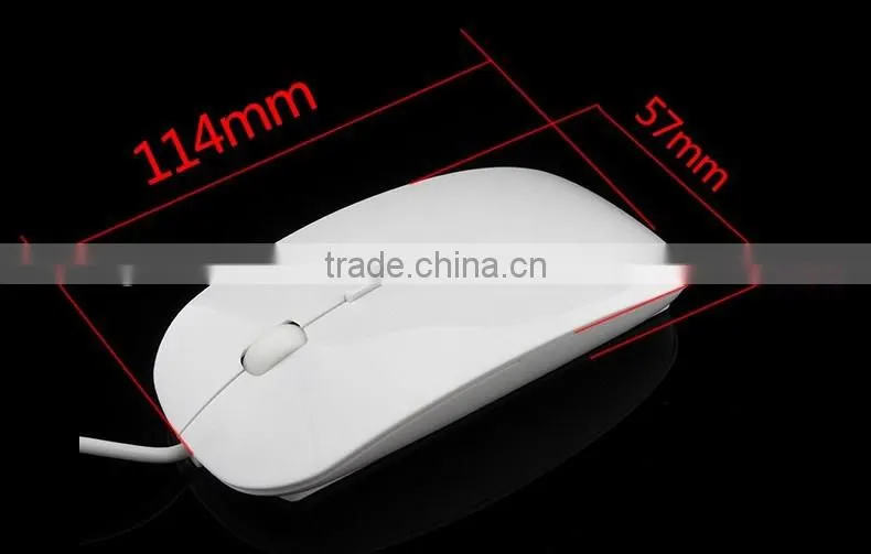 ultra slim wired computer mouse