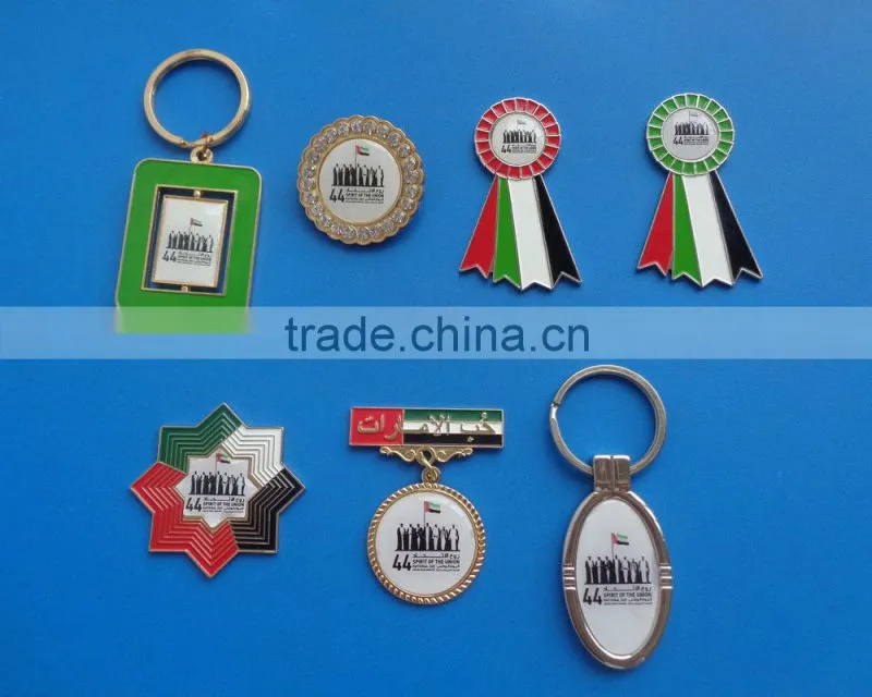 custom metal popular UAE sheik magnetic badges