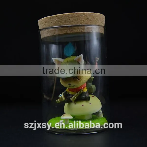 small game character figurines bottle hero figure
