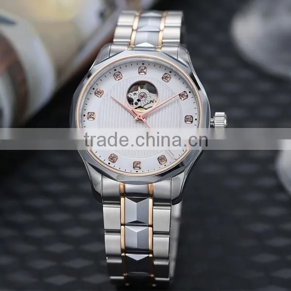 5ATM Mens Sapphire Crystal Automatic Mechanical Watch