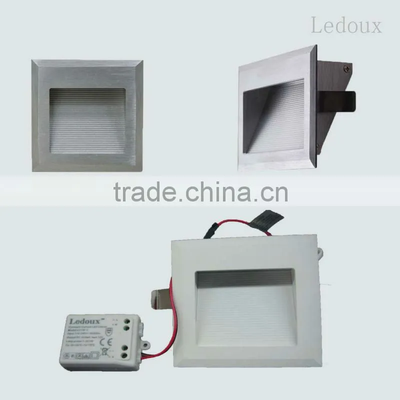 New product LED recessed wall light/step light/stair light 1W CREE