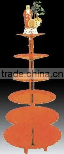 6 tiers wedding elegant acrylic multi tier cake stands