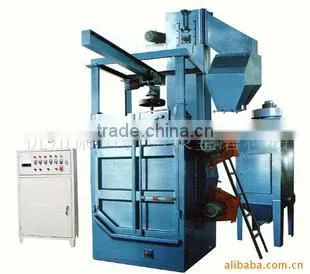 DTQ376 single hook type shot blasting machine for rust removal/blasting machinery