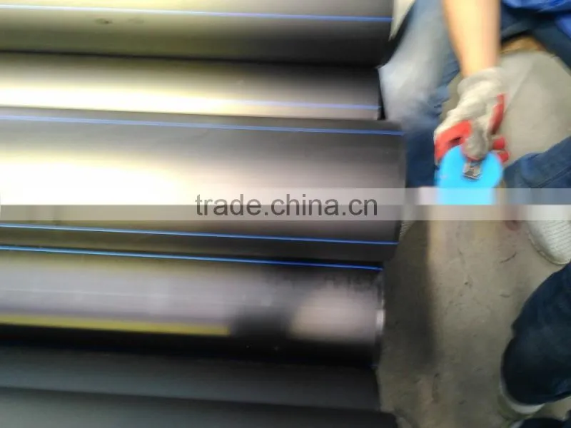 PE Material Black Poly Agricultural Irrigation Pipe