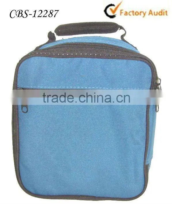 2013 Cooler bag blue lunch bag with bottle holder