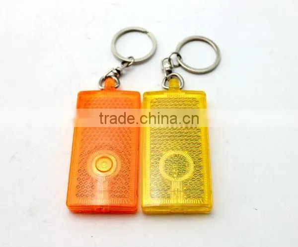 Hot sale many colours aglimmer 1 led light keychain