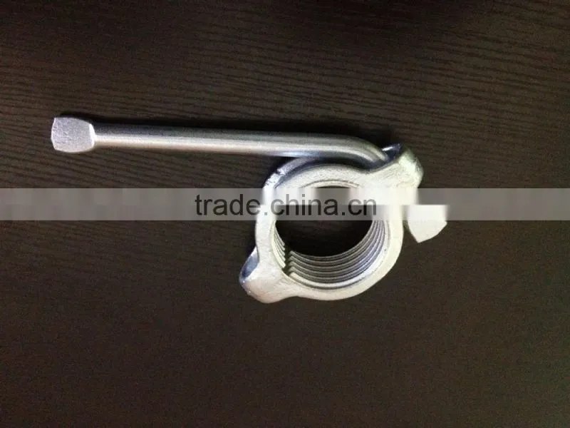 Galvanized prop nut/scaffolding prop accessories sleeve and nut
