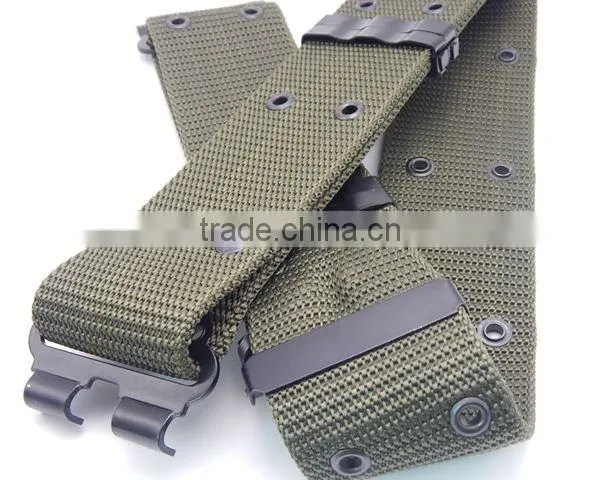 knitting fabric webbing belt military belt thread braid belt factory wholesale