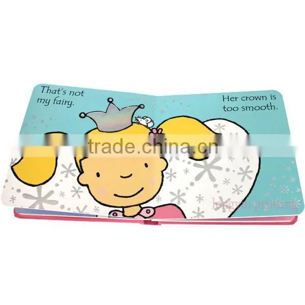 Colorful high quality children english book, cardboard book printing