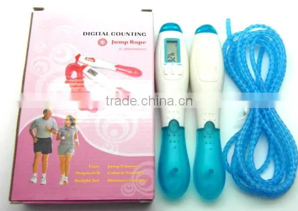 Digital Counting Jump Rope with Calories Counter and Stopwatch Function