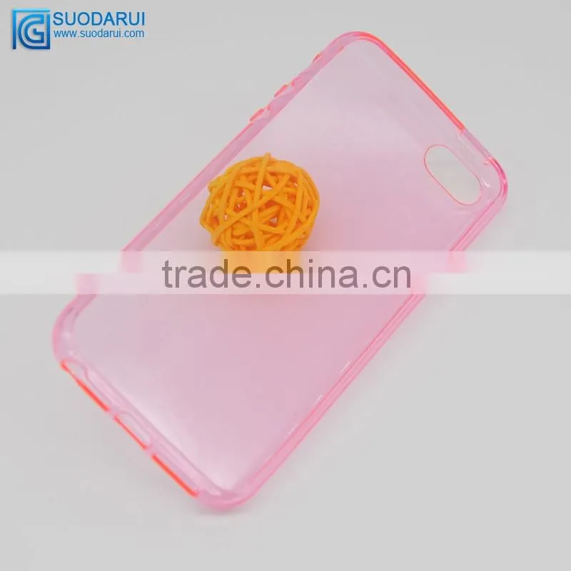 Mix color Clear Soft TPU cover phone cover cases for iPhone se