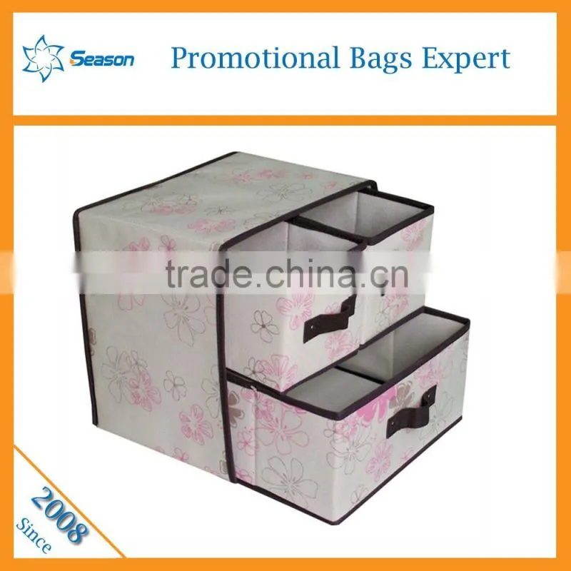 Ooem non woven fabric foldable storage box clothes storage box containing box