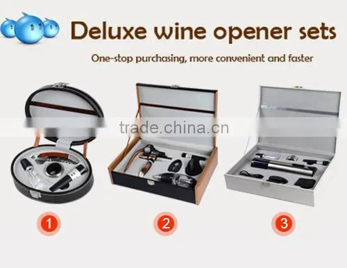 Professional Service Easy-To-Use Bar Accessories Corkscrew Wine Opener Set With Box