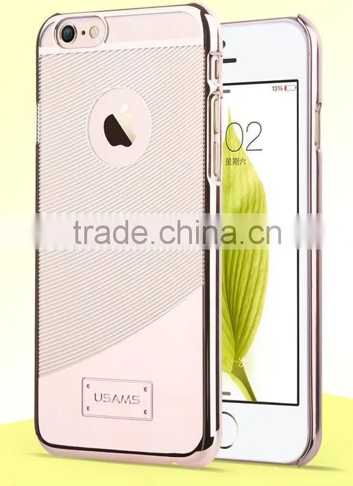 USAMS Brand Colorful hot plating cover for apple iphone6