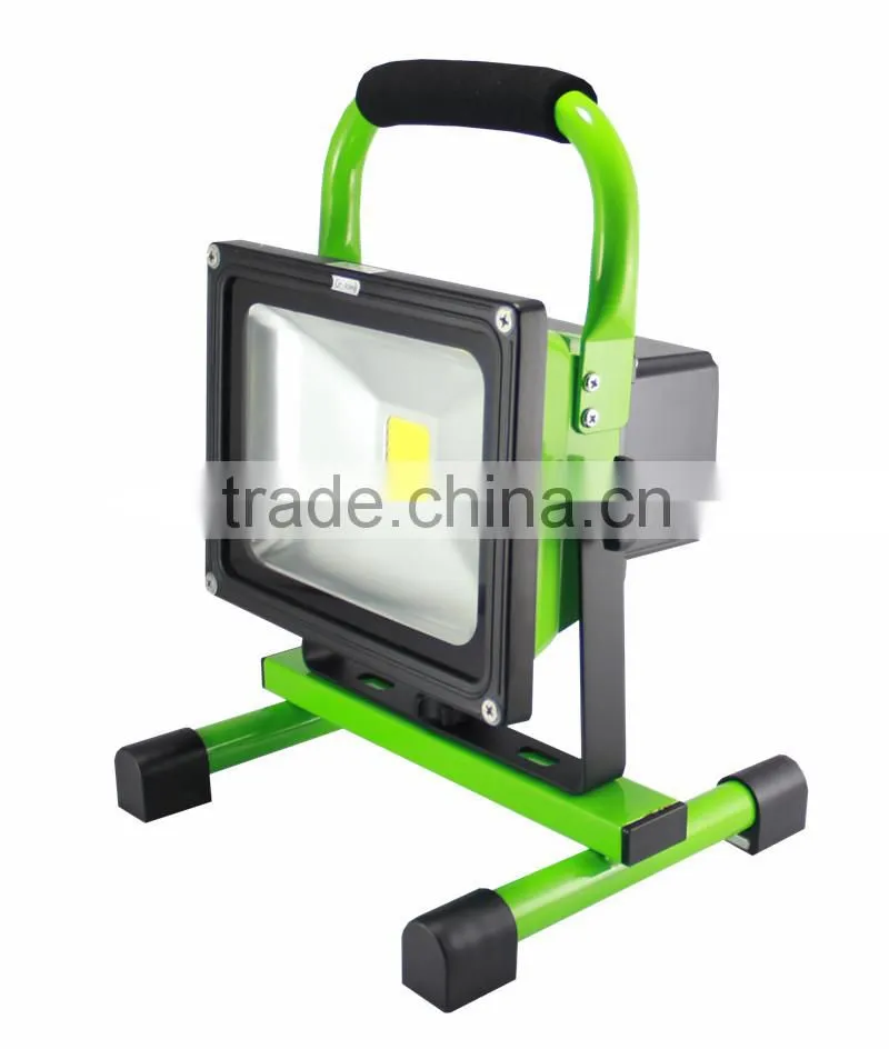 Rechargeable LED Flood Light 10W 20W, IP65 Waterproof Outdoor Handheld Portable 12V Rechargeable LED Magnetic Work Light