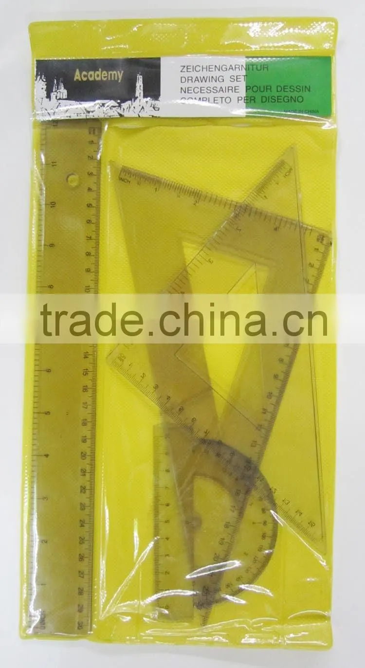 4pcs geometry set