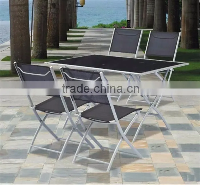 2015 Folding cafe tables and chairs for bar shop