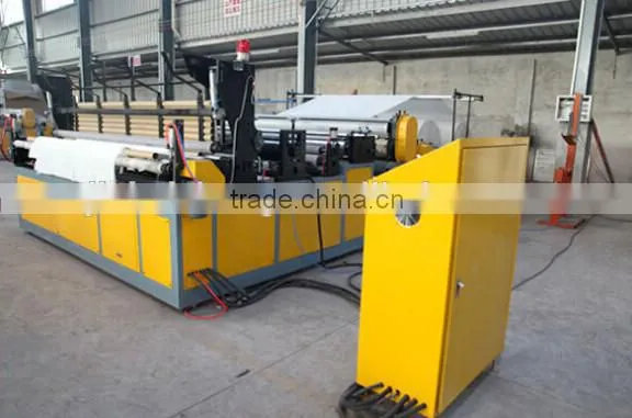 Toilet Paper Rewinding Machine/High Speed Toilet Tissue Roll Rewinder Machine
