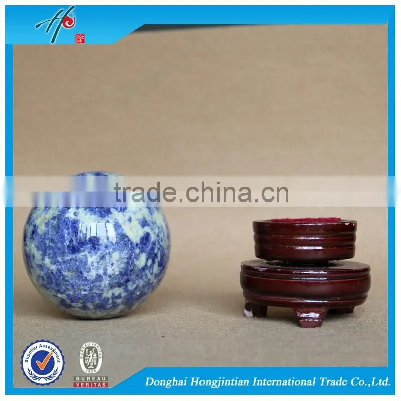 HJT Nature Sodalite crystal ball personalized quartz sphere