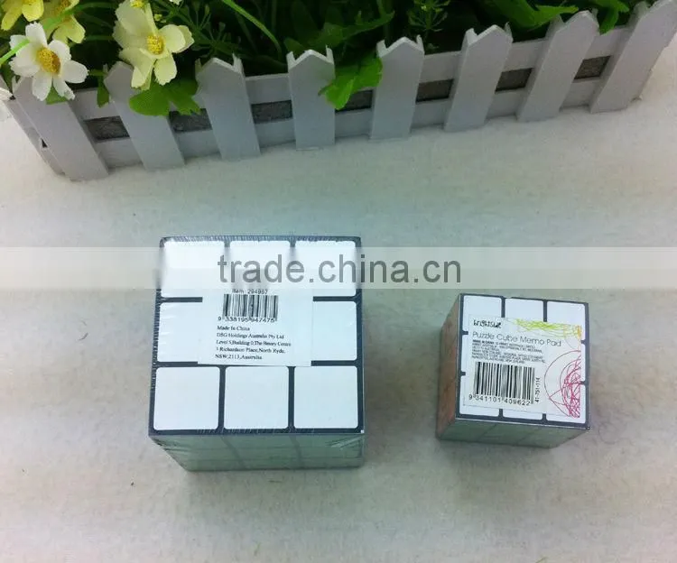2014 hot sale memo pad cube/paper block/note cube