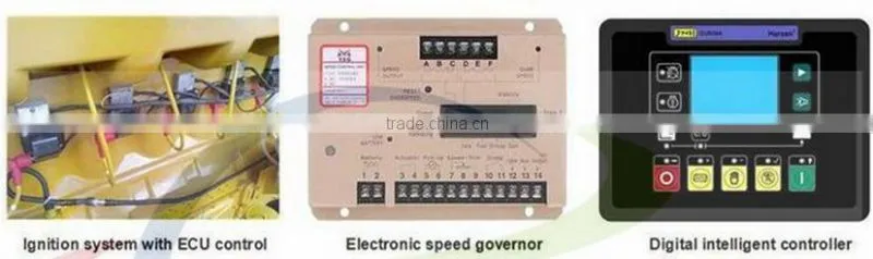 Green power 100kW gas generator for open type