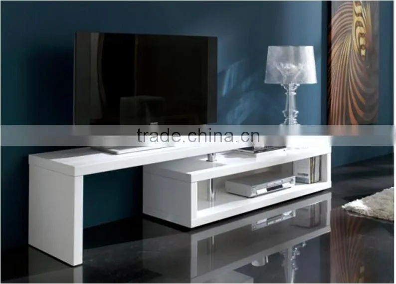 TV-3002 White Flexible TV Stand