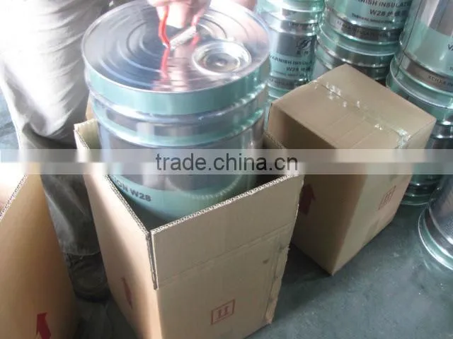 Red insulating electrical varnish