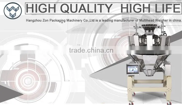 Small hardware Wighing Scale 10 Heads Multihead Weigher