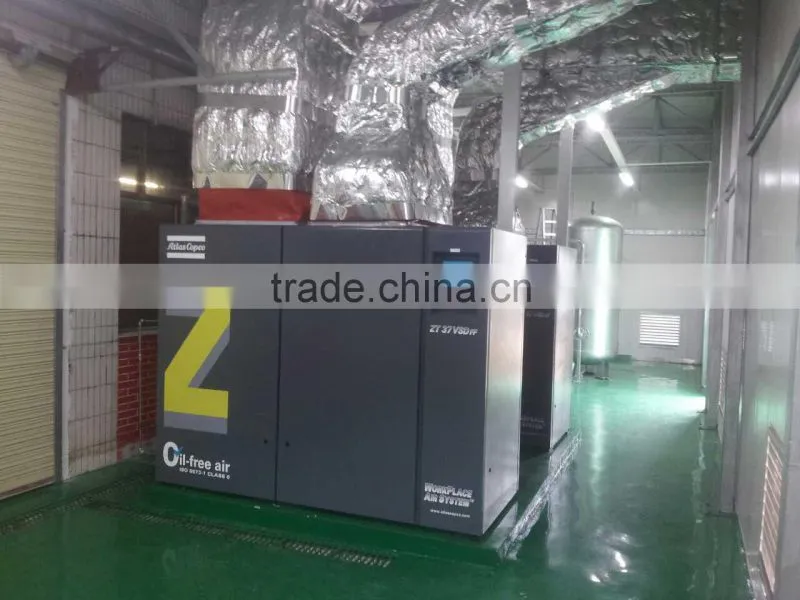 Atlas Copco 55kw direct driven dry compressor