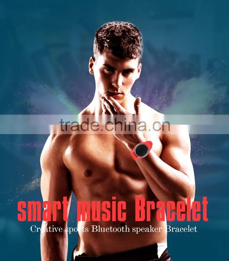 Fanmusic RS09 Creative Sport Bluetooth Wireless Speaker Multi-Function Bracelet