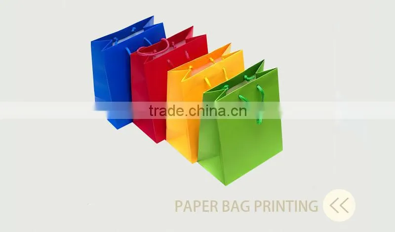 promotional gift shopping paper bag logo