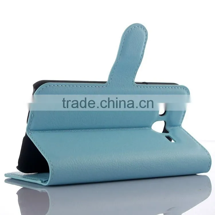 High Quality Leather Holster Card Wallet Folio Stand Flip Case Cover for Samsung GALAXY J3