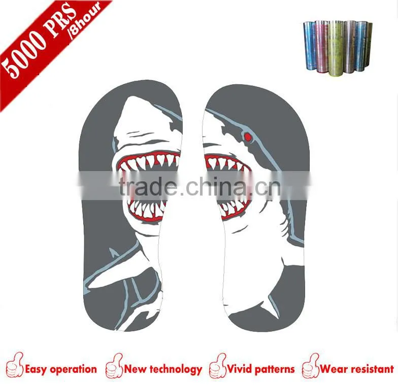 Shark heat printing film for shoes decoration transfer film accessory