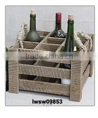 vintage old aged small handmade antique wooden basket