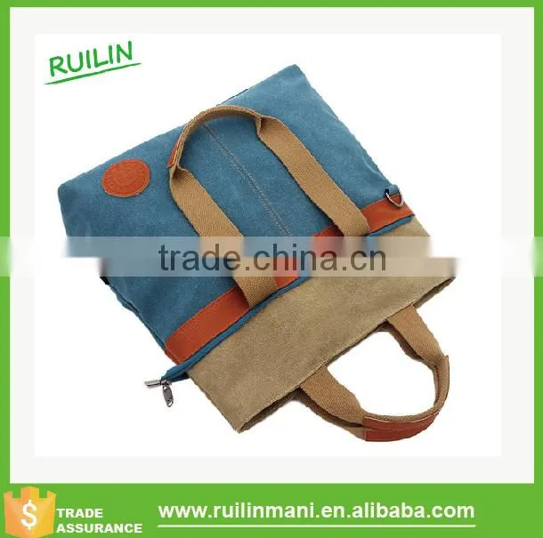 2015 Direct Ladies Canvas Handbag Manufacturers Wholesale
