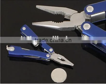 OEM multi survival keychain pliers with led flashlight