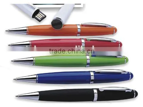 Promotion gift pen style usb flash driver 128MB to 64GB