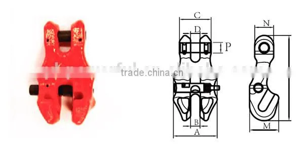 WITH STICK SAFETY PIN G80 CLEVIS CLUTCH