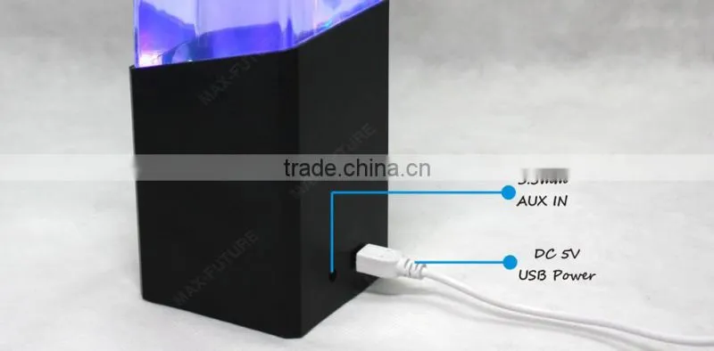 2016 New Products LED Flashing Speaker,Colorful changing Water dancing Jellyfish LED Lamp Speaker)