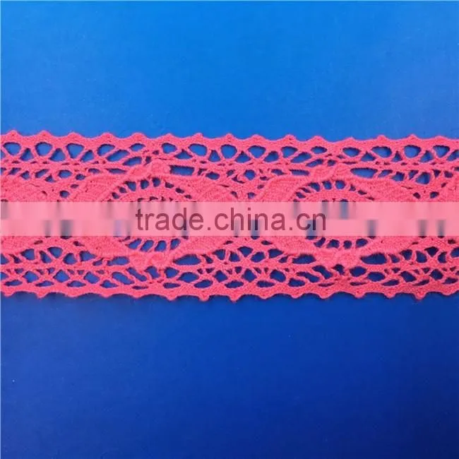 H0038A Elegant Lace Ribbon, 100% Cotton Lace ,Crocheted Lace