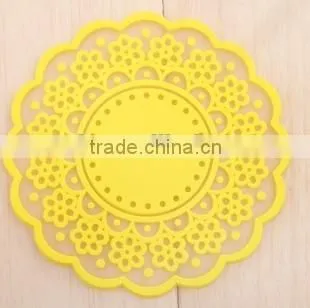fashion silicone cup mug mat