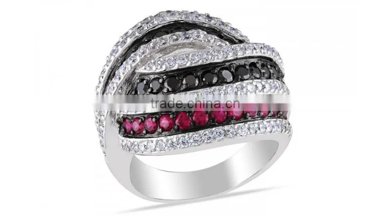 Turkish men's big silver ring, men's diamond ring