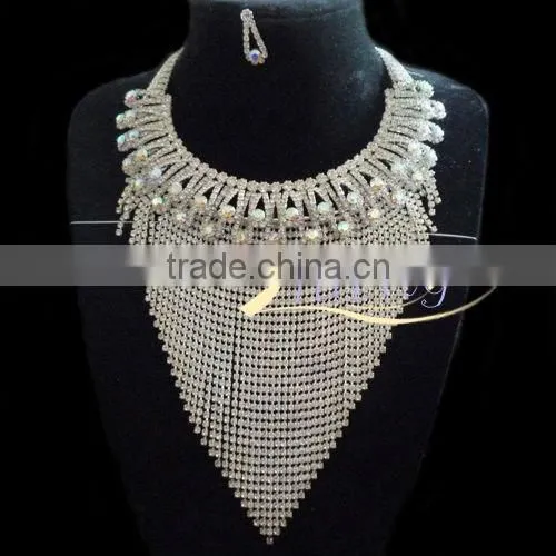 Wholesale fashion pendant bridal jewelry set