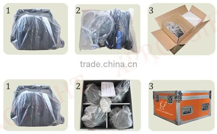 P67 waterproof 54pcs 3w rgbw led par light outdoor lighting