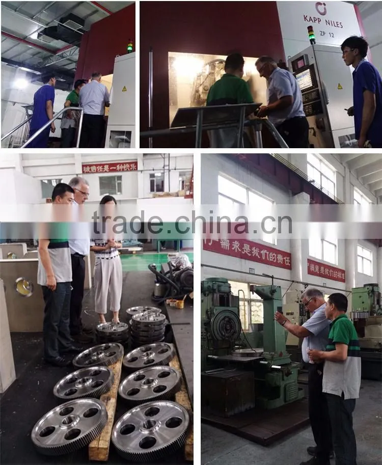 Three phase electric ac motor with gear box for helical gearbox