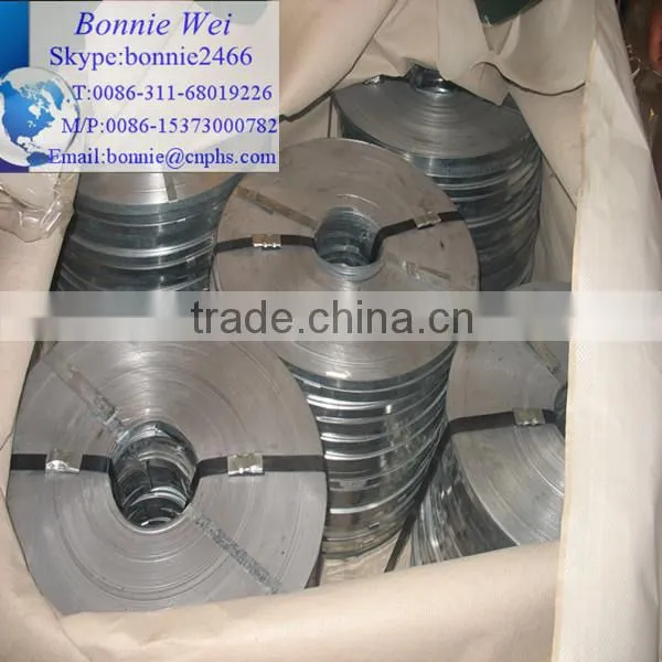 blue or black paint steel packing strap 0.2-1.0mm thickness