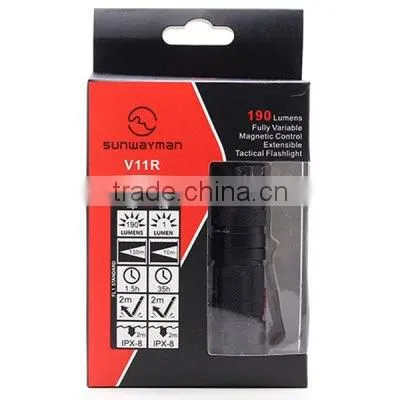 500lm rechargeable led flashlight emergency flashl